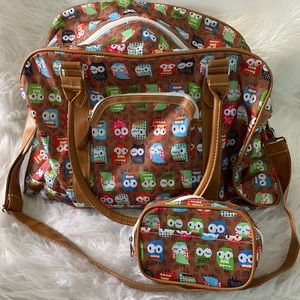 Owl duffel bag
